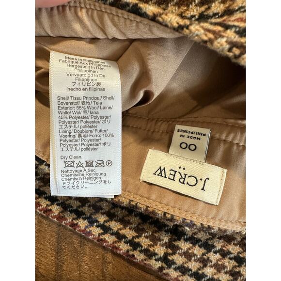 J.Crew Wool Houndstooth Patterned Skirt - Picture 5 of 5